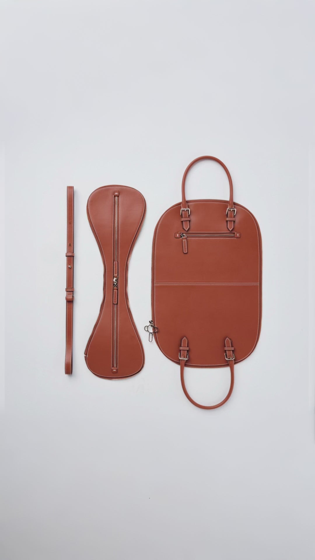 Brown Bowling Bag